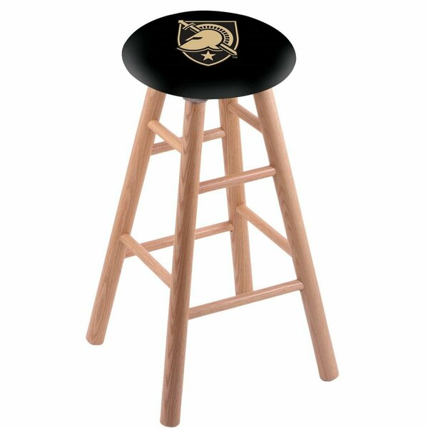 Holland Bar Stool Co Oak Counter Stool, Natural Finish, US Military Academy ARMY Seat RC24OSNat